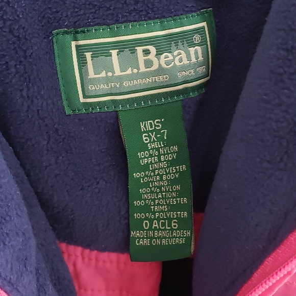 LL Bean Kids Ski Snow Bib - Picture 3 of 11